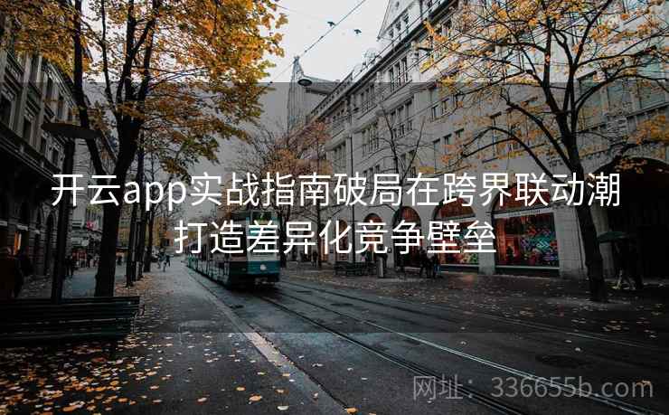 开云app实战指南破局在跨界联动潮打造差异化竞争壁垒
