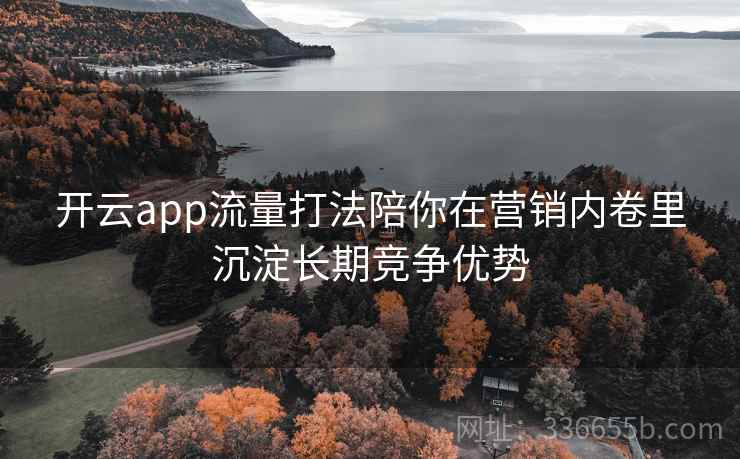开云app流量打法陪你在营销内卷里沉淀长期竞争优势