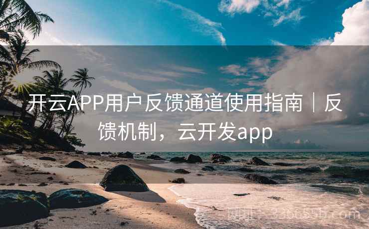 开云APP用户反馈通道使用指南｜反馈机制，云开发app